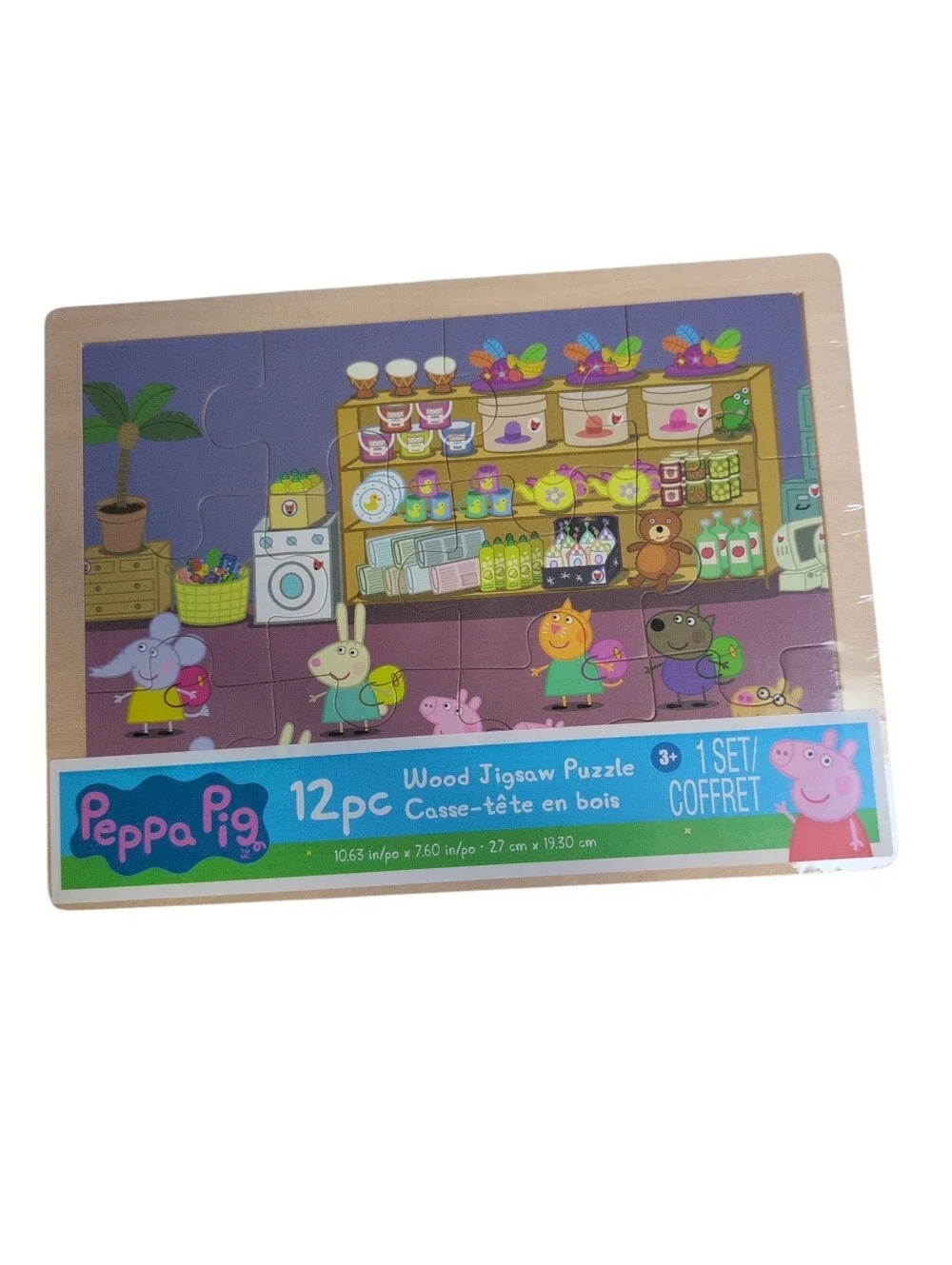 NWT NIP Peppa Pig Wooden Puzzle